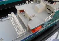 custom made model of 108m Offshore Support Vessel